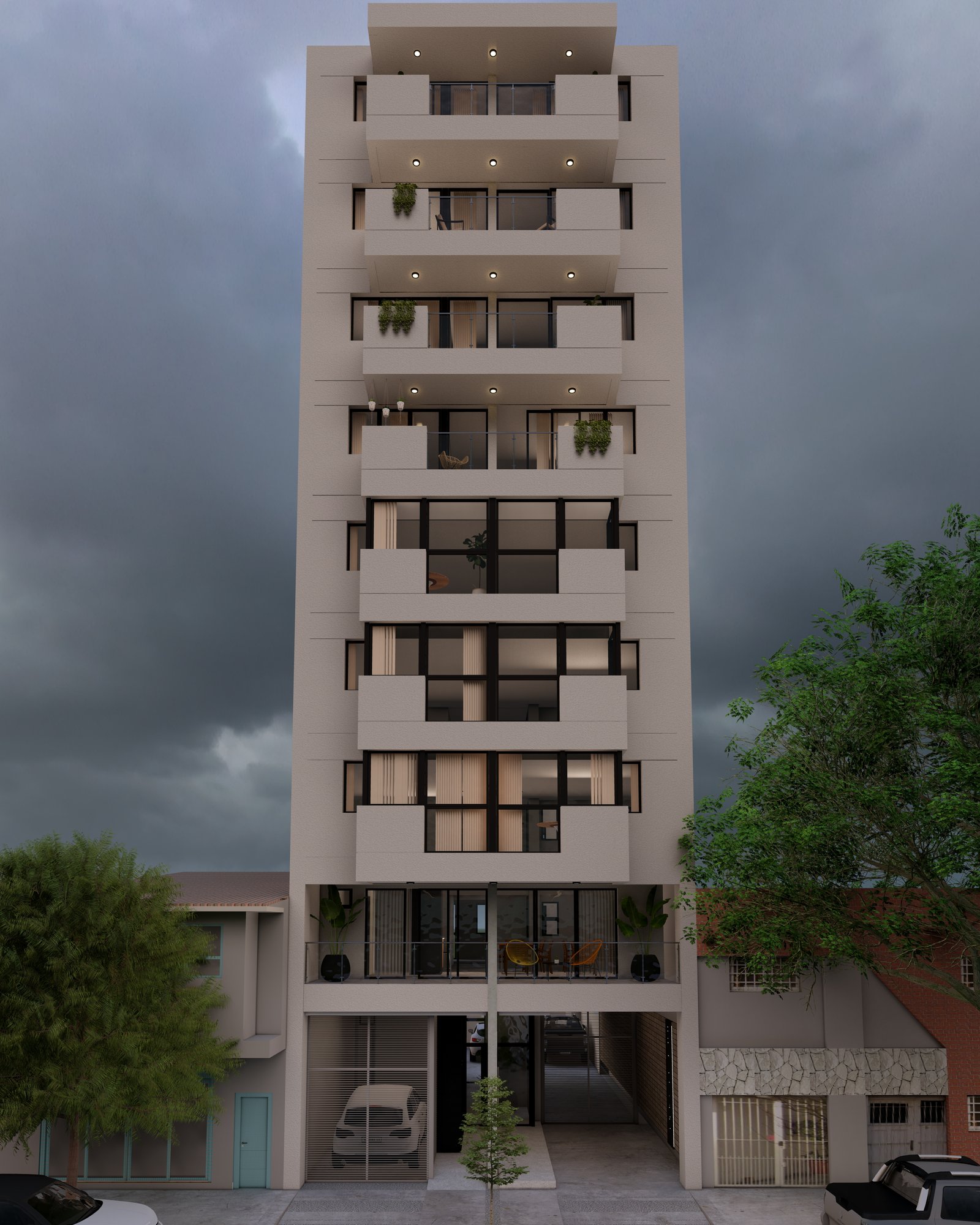 Fachada del edificio 1